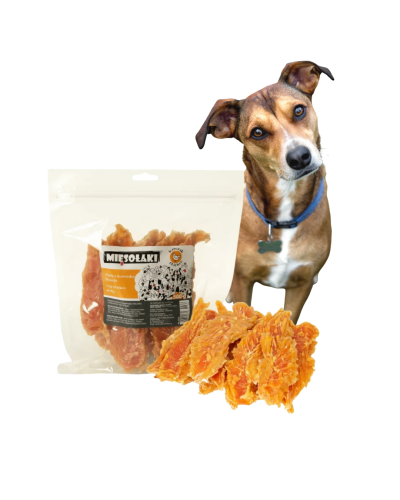 MIĘSOŁAKI Filety z kurczaka twarde 0,5 kg mięsne przekąski dla psów