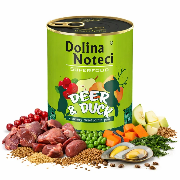 Dolina Noteci Superfood zestaw MIX mokra karma dla psa - 24x800g