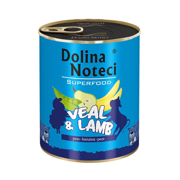 Dolina Noteci Superfood zestaw MIX mokra karma dla psa - 12x800g
