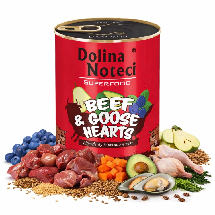 Dolina Noteci Superfood zestaw MIX mokra karma dla psa - 12x800g
