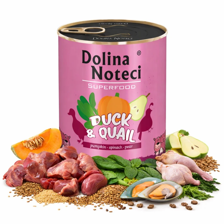 Dolina Noteci Superfood zestaw MIX mokra karma dla psa - 12x800g