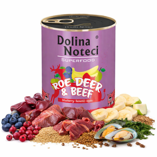 Dolina Noteci Superfood zestaw MIX mokra karma dla psa - 6 x 800 g