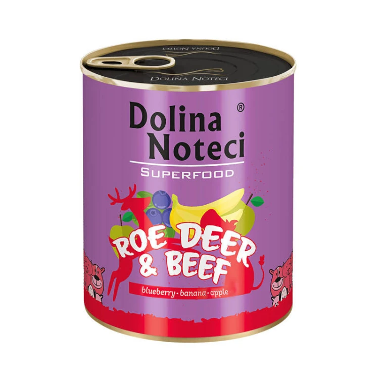 Dolina Noteci Superfood zestaw MIX mokra karma dla psa - 6 x 800 g