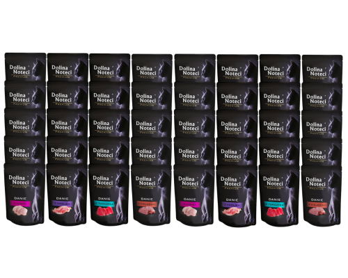 DOLINA NOTECI PREMIUM mokra karma dla kota MIX 40x85g