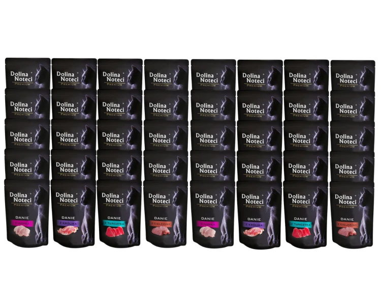 DOLINA NOTECI PREMIUM mokra karma dla kota MIX 40x85g