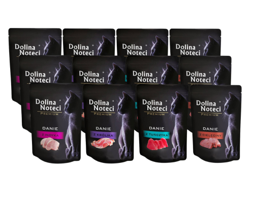 DOLINA NOTECI PREMIUM mokra karma dla kota MIX 12x85g
