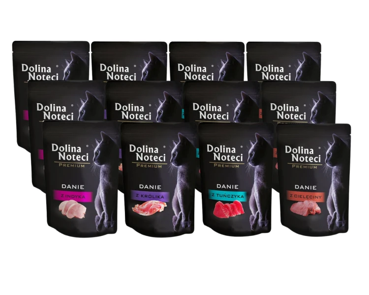 DOLINA NOTECI PREMIUM mokra karma dla kota MIX 12x85g