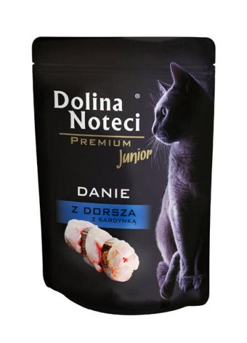 DOLINA NOTECI PREMIUM Mokra karma dla kota JUNIOR DANIE 12x85g