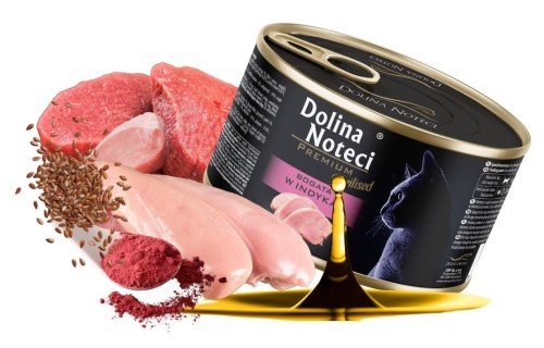 DOLINA NOTECI PREMIUM Sterilised Mokra karma dla kota MIX smaków 24x185g