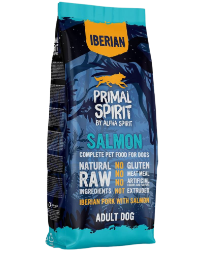PRIMAL SPIRIT Karma sucha dla psa dorosłego Iberian Salmon 12kg