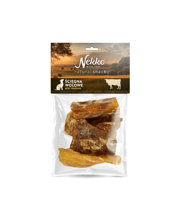 NEKKO Przysmak dla psa Wędzone Ścięgna Wołowe 100g NATURALNY