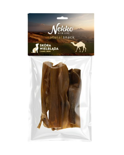NEKKO Przysmak dla psa Skóra Wielbłąda 100g NATURAL SNACK