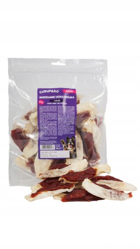 Chrup&Go Przysmak dla psa Nadziewane uszka królika 500g Smaczki