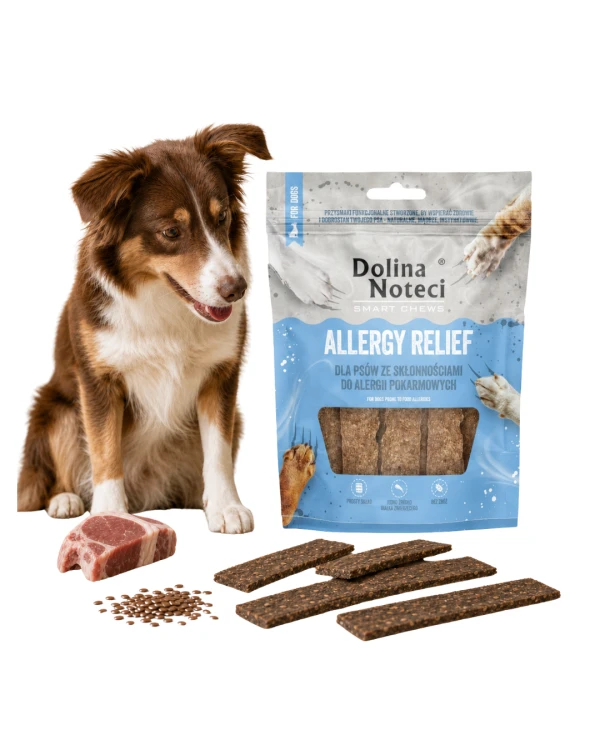 DOLINA NOTECI Gryzaki dla psa z alergią  Smart Chews Allergy Relief 7 szt