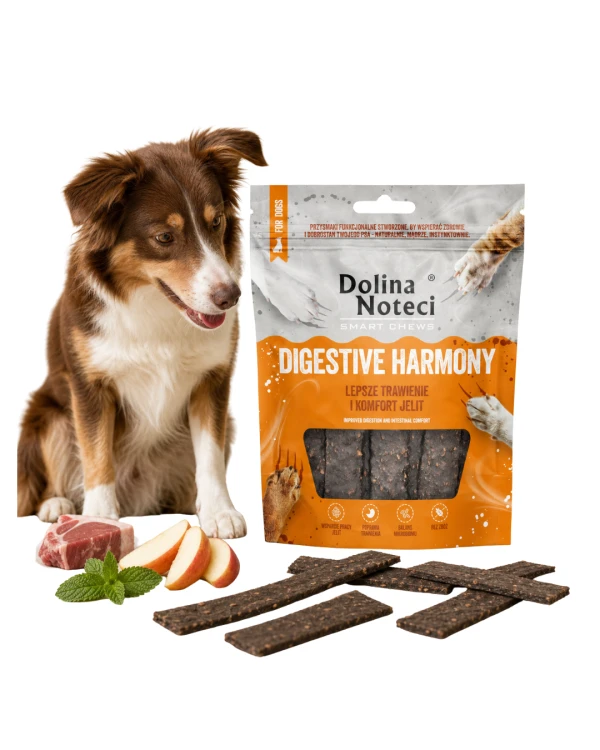 DOLINA NOTECI Gryaki dla psa Smart Chews Digestive Harmony 7szt. TRAWIENIE