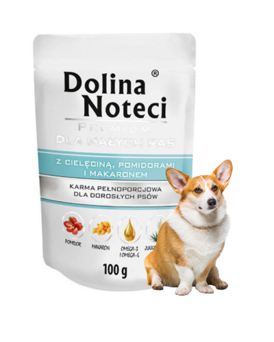 DOLINA NOTECI PREMIUM mokra karma dla psa MIX 20x100g MAŁE RASY