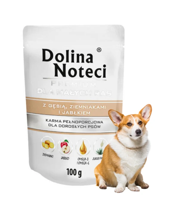 DOLINA NOTECI PREMIUM mokra karma dla psa MIX 20x100g MAŁE RASY
