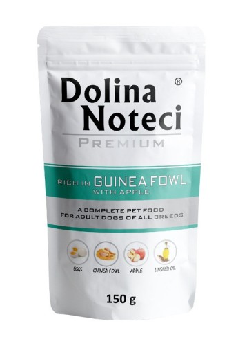 DOLINA NOTECI Premium mokra karma dla psa Perliczka z jabłkiem 150g
