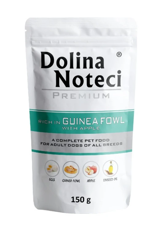 DOLINA NOTECI Premium mokra karma dla psa Perliczka z jabłkiem 150g