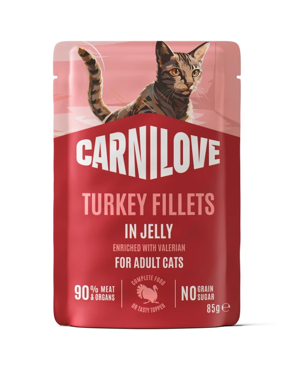 CARNILOVE Mokra karma dla kota MIX SMAKÓW 12x85g MULTIPACK IN JELLY