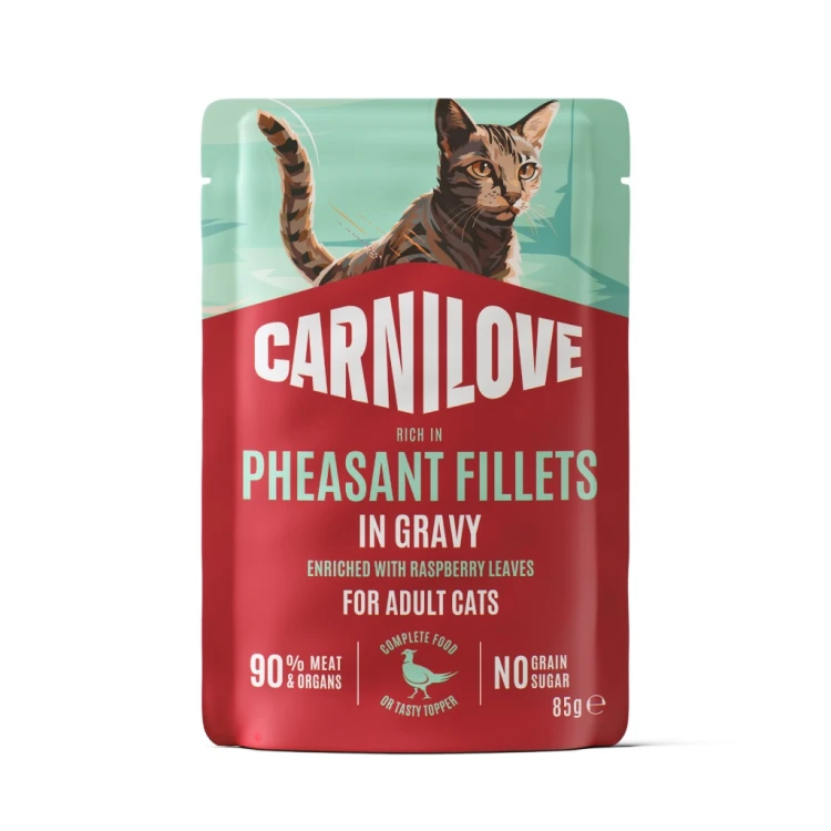 CARNILOVE Mokra karma dla kota MIX SMAKÓW 12x85g MULTIPACK IN GRAVY