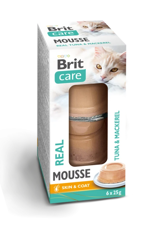 BRIT Care Cat Mousse Mokra karma dla kota Tuńczyk Makrela 6x25g