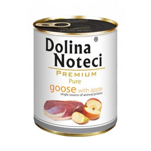 DOLINA NOTECI PREMIUM PURE Mokra karma dla psa GĘŚ Z JABŁKIEM 800g
