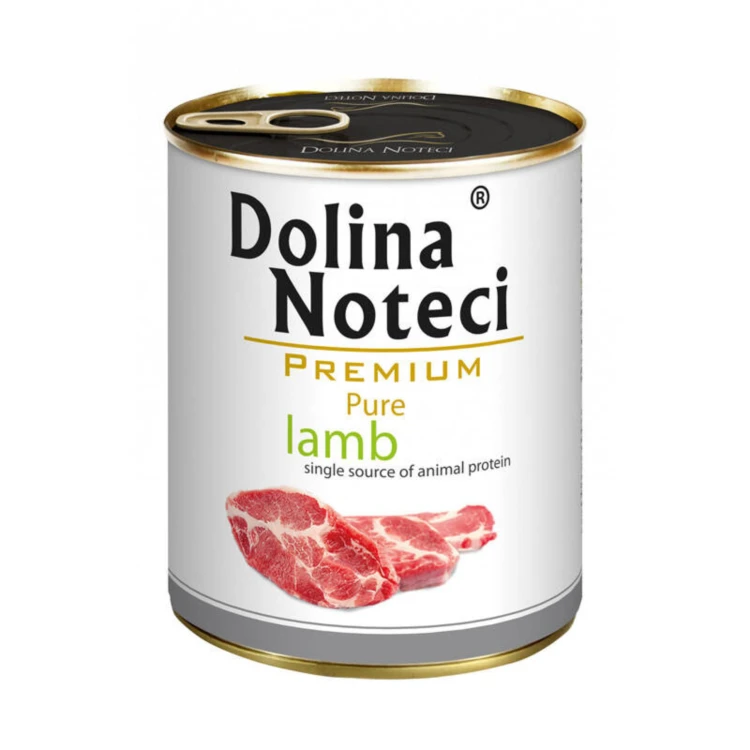 DOLINA NOTECI PREMIUM PURE Mokra karma dla psa JAGNIĘCINA 800g
