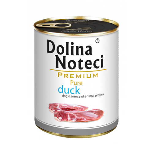 DOLINA NOTECI PREMIUM PURE Mokra karma dla psa KACZKA 800g