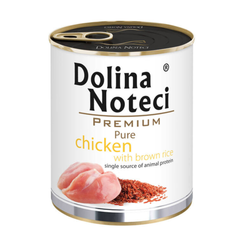 DOLINA NOTECI PREMIUM PURE Mokra karma dla psa KURCZAK Z RYŻEM 800g